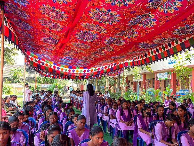 Students seated for the programme